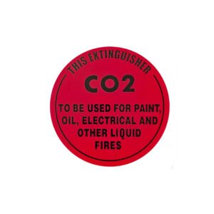 Self-adhesive CO2 Extinguisher